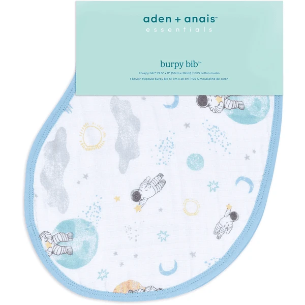 Aden + Anais™ Essential S Burpy Bip Katoen Mousseline Slabbetje Space Explore Rs 2 Aden + Anais™ Essential S Burpy Bip Katoen Mousseline Slabbetje Space Explore Rs - Afbeelding 2