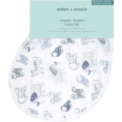 Aden + Anais™ Essential S Katoenen Mousseline Baby Slabbetje Time To Dream -Lief En Klein aden anais essential s katoenen mousseline baby slabbetje time to dream a391378 2