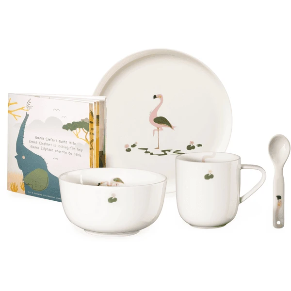 ASA Selection Kinderservies 5-delig Fiona Wit Glanzend 1 ASA Selection Kinderservies 5-delig Fiona Wit Glanzend