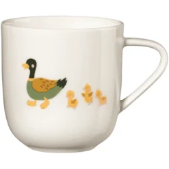 ASA Selection Mok Eend Emil Wit Glanzend