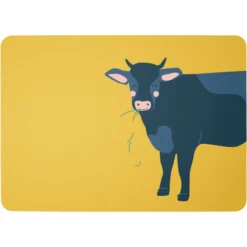 ASA Selection Placemat Koe Kerstin Geel