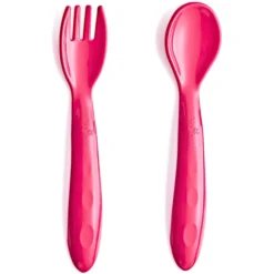 BabyJem Lepel- En Vorkenset 2 Stuks BPA Vrij Roze 8 BabyJem Lepel- En Vorkenset 2 Stuks BPA Vrij Roze -Lief En Klein babyjem lepel en vorkenset 2 stuks bpa vrij roze a284050 3