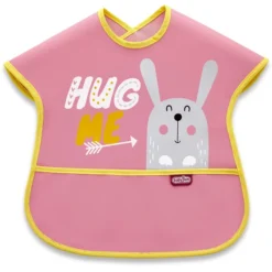 BabyJem Slabbetje XL Met Doekje Roze