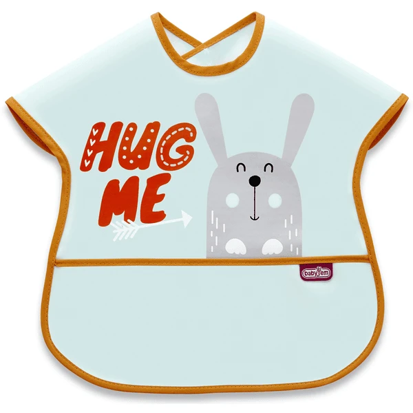 BabyJem Slabbetje XL Met Doekje Turqoise 2 BabyJem Slabbetje XL Met Doekje Turqoise - Afbeelding 2