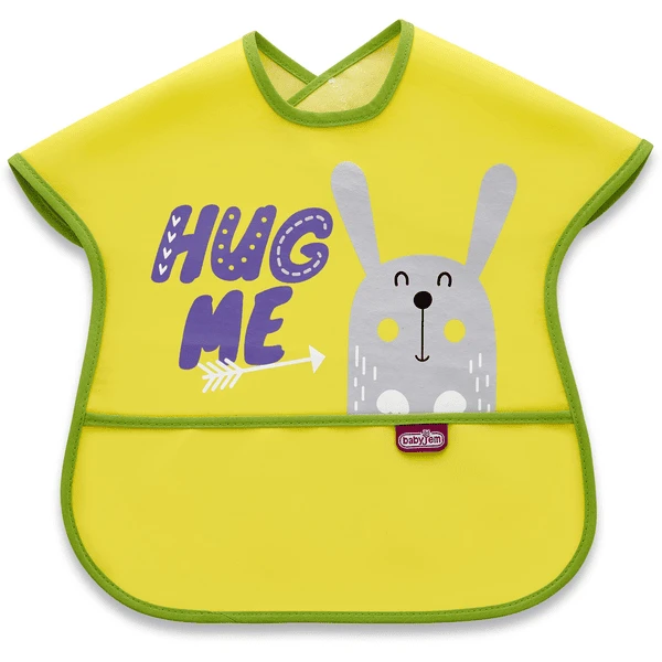 BabyJem Slabbetje XL Met Doekje Yellow 2 BabyJem Slabbetje XL Met Doekje Yellow - Afbeelding 2