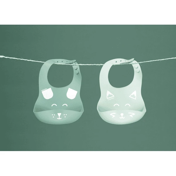 Babymoov BIB'ISY Slabbenset Van SIlikon, 2 Stuks 2 Babymoov BIB'ISY Slabbenset Van SIlikon, 2 Stuks - Afbeelding 2