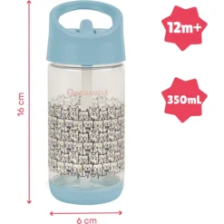 Badabulle Drinkrietje Beker 350ml -Lief En Klein badabulle drinkrietje beker 350ml a327660 4