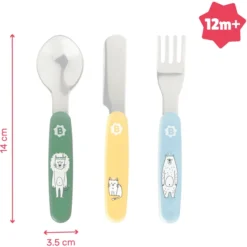 Badabulle Kinderbestek Set 3 Stuks -Lief En Klein badabulle kinderbestek set 3 stuks a327130 2
