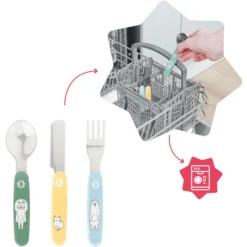 Badabulle Kinderbestek Set 3 Stuks -Lief En Klein badabulle kinderbestek set 3 stuks a327130 3