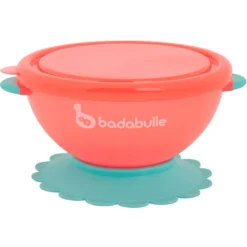 Badabulle Kleurrijke Papkommen Met Deksel En Zuignap -Lief En Klein badabulle kleurrijke papkommen met deksel en zuignap a318425 2