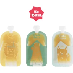 Badabulle Knijpzak 15 Pak -Lief En Klein badabulle knijpzak 15 pak a329597 2