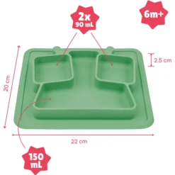 Badabulle Silicone Anti-slip Plaat -Lief En Klein badabulle silicone anti slip plaat a326301 2