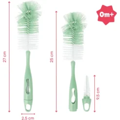 Badabulle Zachte Flessenborstel Green -Lief En Klein badabulle zachte flessenborstel green a327661 4