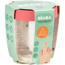 BEABA Bewaarbakje 250 Ml Roze -Lief En Klein beaba bewaarbakje 250 ml roze a252187 3