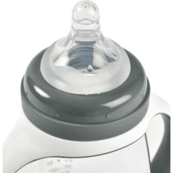 BEABA ® Drinkfles 2 In 1, 210 Ml - Mineraal Grijs -Lief En Klein beaba drinkfles 2 in 1 210 ml mineraal grijs a364095 4