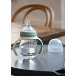 BEABA Drinkfles 2 In 1, 210 Ml - Saliegroen -Lief En Klein beaba drinkfles 2 in 1 210 ml saliegroen a364042 2