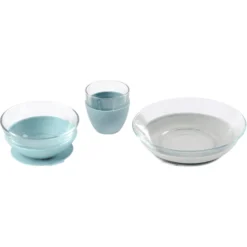 BEABA Giftset Glasschaaltjes Blauw Van De 6e Maand