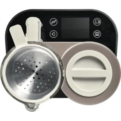 BEABA ® Keukenmachine Babycook Smart - Duifgrijs -Lief En Klein beaba keukenmachine babycook smart duifgrijs a363993 2