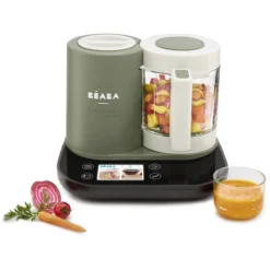 BEABA Keukenmachine Babycook Smart - Grijs-Groen -Lief En Klein beaba keukenmachine babycook smart grijs groen a363972 3