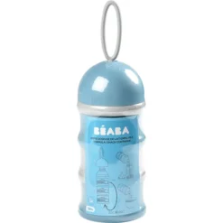 BEABA Melkpoederdoseerdoos 3 Stapelbare Compartimenten 270ml Groen/Blauw/Grijs -Lief En Klein beaba melkpoederdoseerdoos 3 stapelbare compartimenten 270ml groen blauw grijs a303155 4