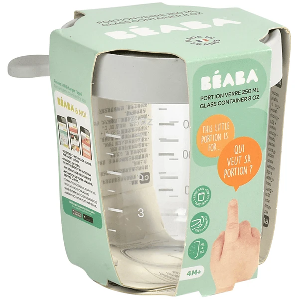 BEABA Opslagcontainer 250 Ml Lichtgrijs 2 BEABA Opslagcontainer 250 Ml Lichtgrijs - Afbeelding 2