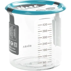 BEABA Portiehouder Tritan Blauw 420 Ml -Lief En Klein beaba portiehouder tritan blauw 420 ml a303205 2