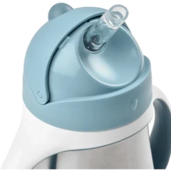 BEABA Rietjesbeker Roestvrij Staal 250 Ml In Lichtblauw -Lief En Klein beaba rietjesbeker roestvrij staal 250 ml in lichtblauw a302049 3
