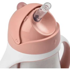 BEABA Roestvrijstalen Rietjesbeker 250 Ml Oud Roze -Lief En Klein beaba roestvrijstalen rietjesbeker 250 ml oud roze a302052 2