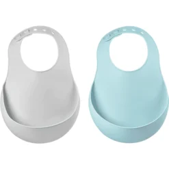 BEABA Set Van 2 Silicone Slabbetjes -Lief En Klein beaba set van 2 silicone slabbetjes a318216 3