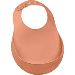 BEABA ® Silicone Slabbetje - Terracotta -Lief En Klein beaba silicone slabbetje terracotta a392945 2