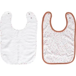 Bébé-jou Bébé Jou® Slabbetje 2-pack Fabulous Heart