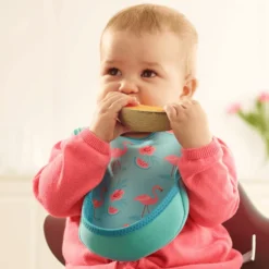 Bibetta Neopreen Slab UltraBib® Flamingo's -Lief En Klein bibetta neopreen slab ultrabib flamingos a335455 2