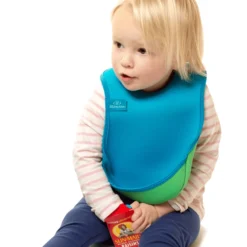 Bibetta Neopreen Slab UltraBib® Tropical Fish / Turquoise, 2 Stuks -Lief En Klein bibetta neopreen slab ultrabib tropical fish turquoise 2 stuks a335470 2