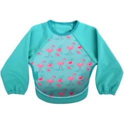 Bibetta Slabbetje UltraBib® Met Raglanmouwen Flamingo's