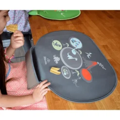 Bibetta Vierkant Set Neopreen Met Zakje Dinosaurus -Lief En Klein bibetta vierkant set neopreen met zakje dinosaurus a335503 4