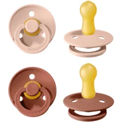 BIBS Dummies Colour Blush / Bosmarmot 6-18 Maanden, 4 St. -Lief En Klein bibs dummies colour blush bosmarmot 6 18 maanden 4 st a321082 2