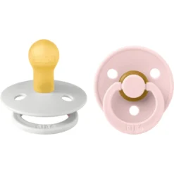 BIBS Dummies Colour Haze En Blossom 0-6 Maanden, 2 Stuks.