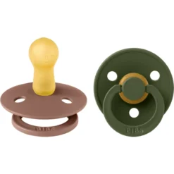 BIBS® Dummy Colour Woodchuck/Hunter Green 6-18 Maanden, 2 Stuks. -Lief En Klein bibs dummy colour woodchuck hunter green 6 18 maanden 2 stuks a395051 3