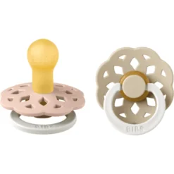 BIBS Fopspeen Boheme 0-6 Maanden, Blush & Vanille Night Glow