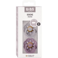 BIBS® Fopspeen Boheme 0-6 Maanden Fossil Grey & Mauve, 2st. -Lief En Klein bibs fopspeen boheme 0 6 maanden fossil grey amp mauve 2st a379264 2