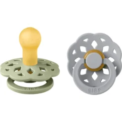 BIBS Fopspeen Boheme 0-6 Maanden Sage / Wolk