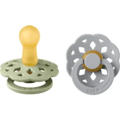 BIBS Fopspeen Boheme 6-18 Maanden Sage / Wolk