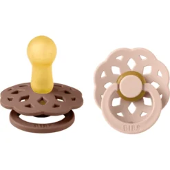 BIBS Fopspeen Boheme 6-18 Maanden Woodchuck / Blush