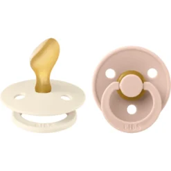 BIBS® Fopspeen Colour Anatomische Speen Ivoor & Blush 6-18 Maanden, 2st.