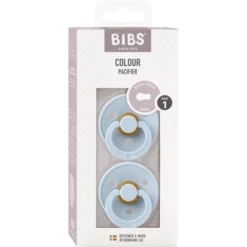 BIBS® Fopspeen Colour Baby Blauw/Baby Blauw 0-6 Maanden, 2 Stuks. -Lief En Klein bibs fopspeen colour baby blauw baby blauw 0 6 maanden 2 stuks a394494 2