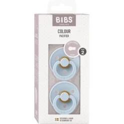 BIBS® Fopspeen Colour Baby Blauw/Baby Blauw 6-18 Maanden, 2 Stuks. -Lief En Klein bibs fopspeen colour baby blauw baby blauw 6 18 maanden 2 stuks a395060 2