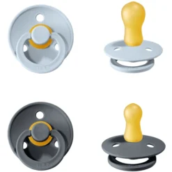 BIBS Fopspeen Colour Baby Blauw / IJzer 0-6 Maanden, 4 St. -Lief En Klein bibs fopspeen colour baby blauw ijzer 0 6 maanden 4 st a320746 2