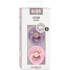 BIBS® Fopspeen Colour Baby Roze/Lavendel 0-6 Maanden, 2 Stuks. -Lief En Klein bibs fopspeen colour baby roze lavendel 0 6 maanden 2 stuks a394486 2