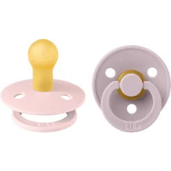 BIBS® Fopspeen Colour Blossom & Dusky Lilac 0-6 Maanden, 2 Stuks.
