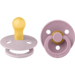 BIBS Fopspeen Colour Dusky Lila / Heather 0-6 Maanden, 2 St.